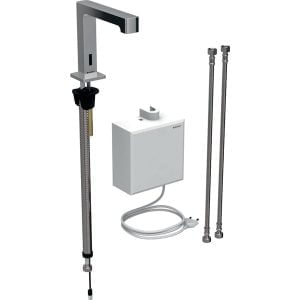 Geberit washbasin tap Brenta mains operation, with exposed function box