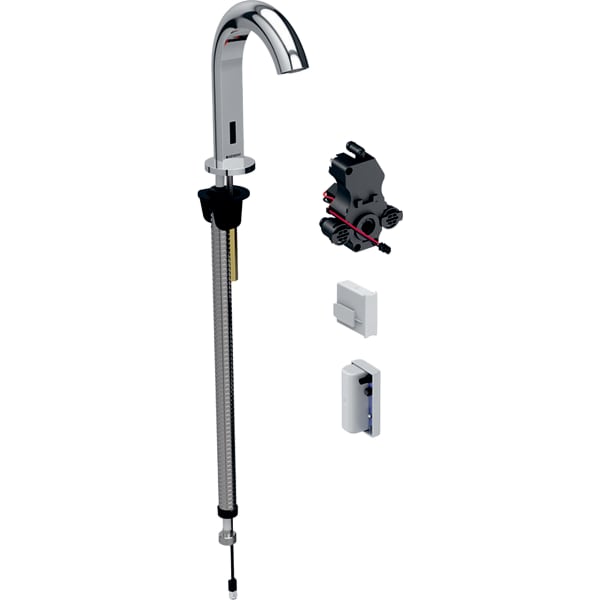 Geberit washbasin tap Piave generator operation, for concealed box