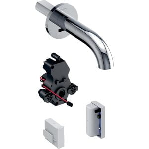Geberit wall-mounted washbasin tap Piave, generator operation