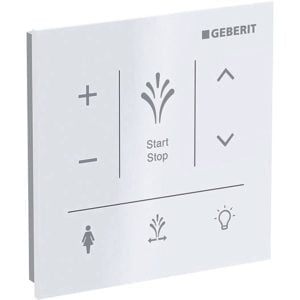 Wall-mounted control panel for Geberit AquaClean Sela
