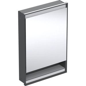 Geberit ONE element sa ogledalom sa nišom i ComfortLight osvetljenjem i jednim vratima, ugradna montaža