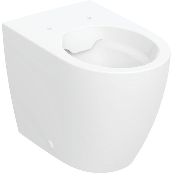 Geberit iCon set podne WC šolje sa dubokim ispiranjem, u ravni zida, Rimfree, sa WC sedištem, 56 cm