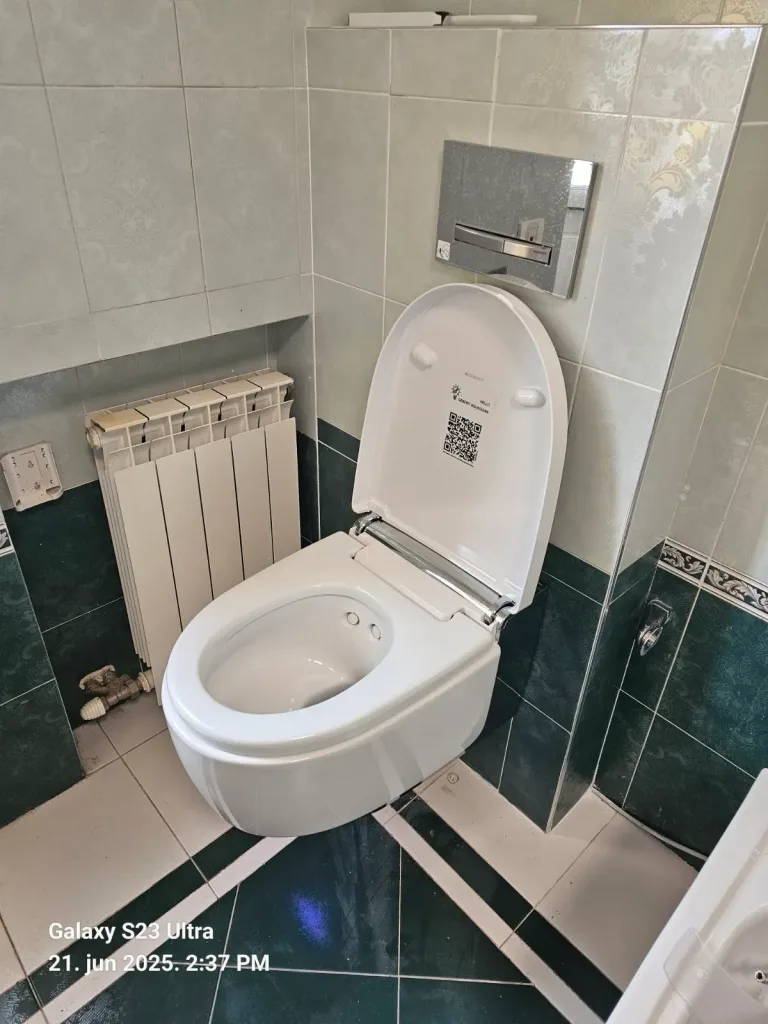 Geberit AquaClean Mera Comfort ugrađena u postojeće kupatilo